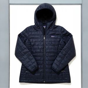 Patagonia Women's Nano Puff® Hoody Smoulder Blue